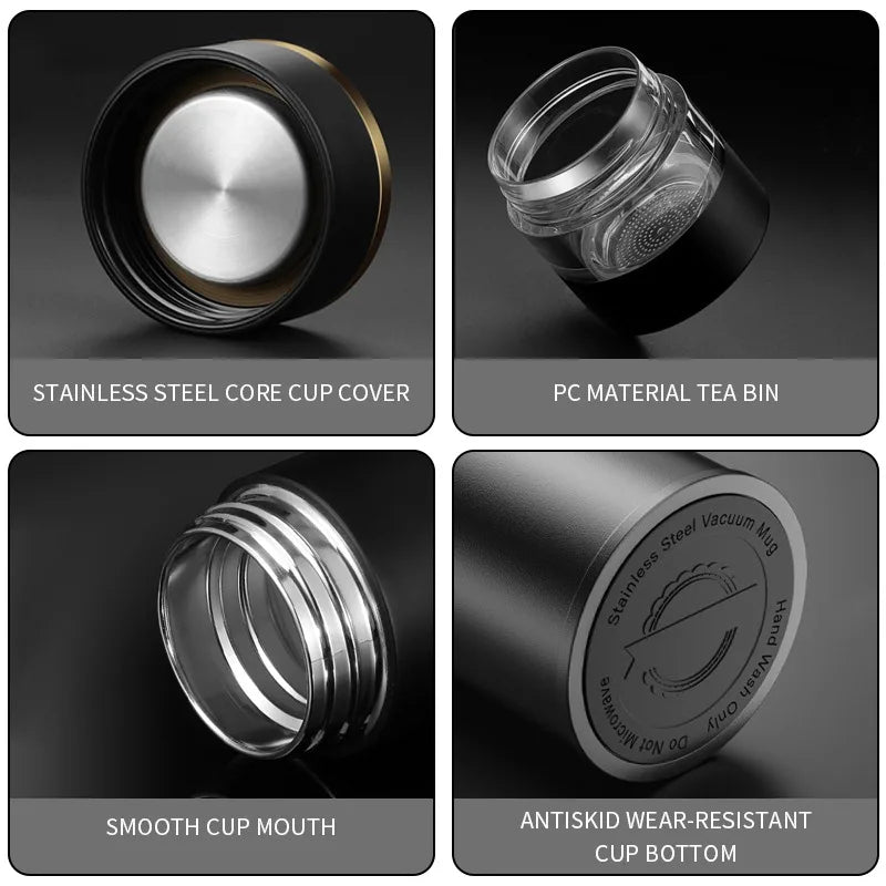 TeaMate Pro – Intelligent Vacuum Flask with Glass Partition