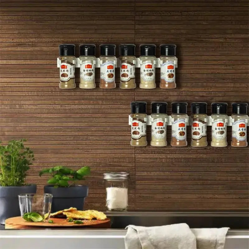 StickSpice – 2x Grey Wall Spice Holders