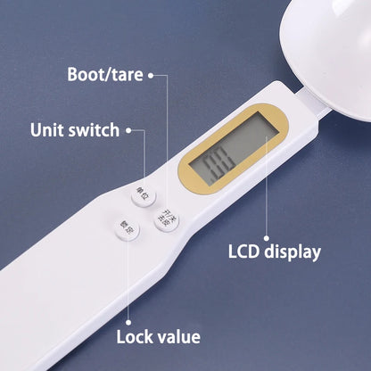 AccuSpoon Scale – Portable LCD Digital Measuring Spoon 0.1g Accuracy