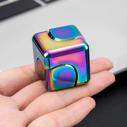 FlipTop Cube – Anti-Anxiety Spinning Dice Toy for Kids & Adults