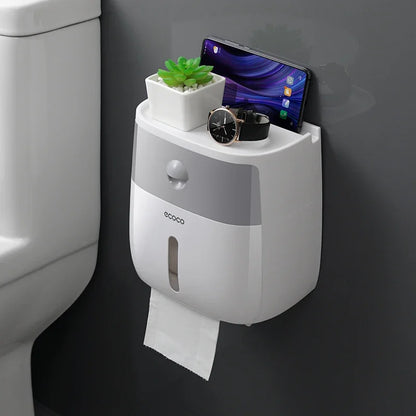 DryRoll Case – Double Layer Toilet Paper Box