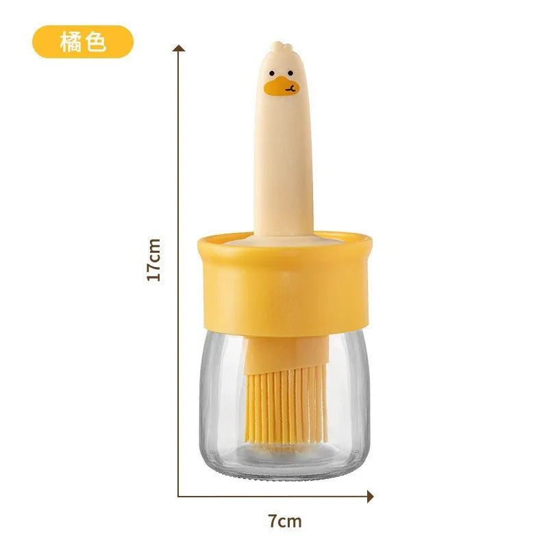 GrillEase Brush – Silicone Oil Bottle Brush for Cooking