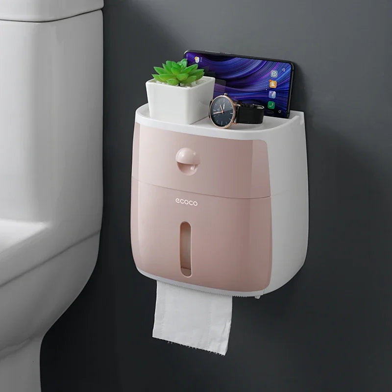 DryRoll Case – Double Layer Toilet Paper Box
