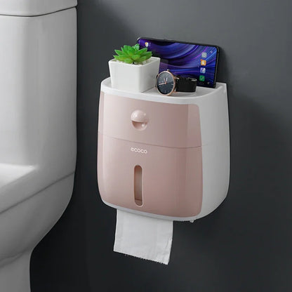 DryRoll Case – Double Layer Toilet Paper Box
