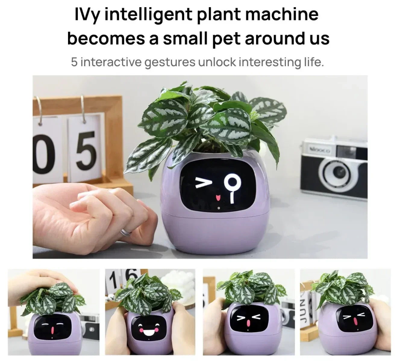 IvyJoy – Smart AI Planter with 49 Expressions