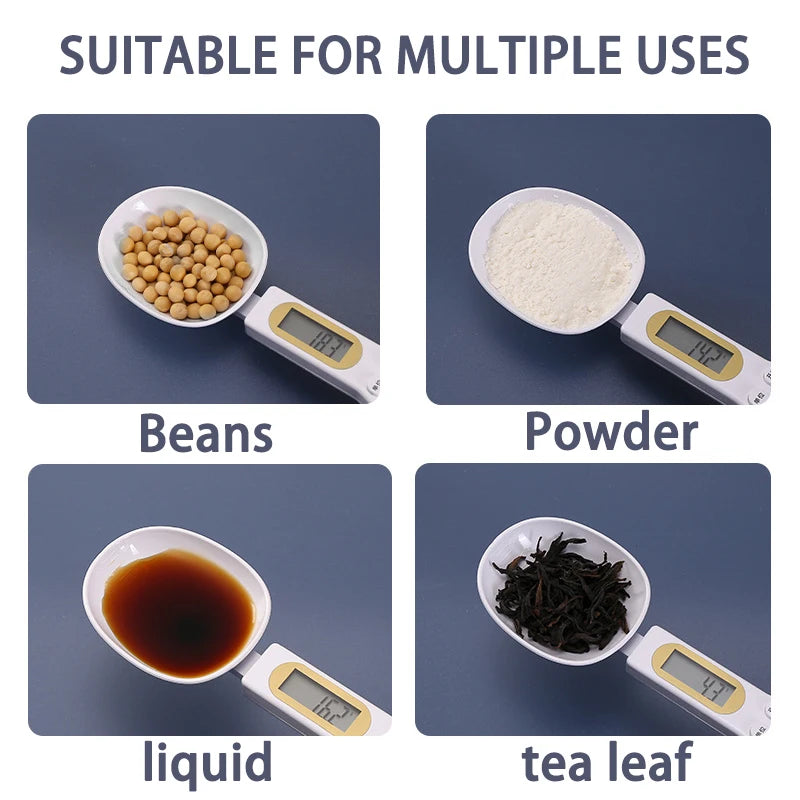 AccuSpoon Scale – Portable LCD Digital Measuring Spoon 0.1g Accuracy