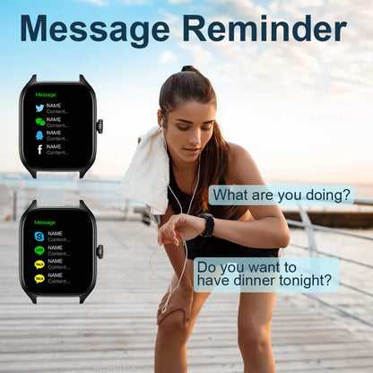 TimeCore H9 – Smartwatch with Call & Fitness Features