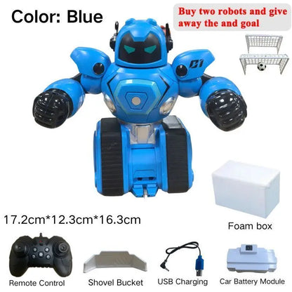 KickBox RoboChamp | Parent-Child Remote Control Football & Boxing Robot Toy