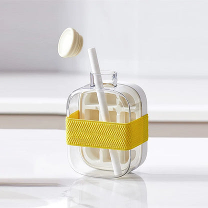 ChillMate – Covered Ice Tray with Straw & Tie