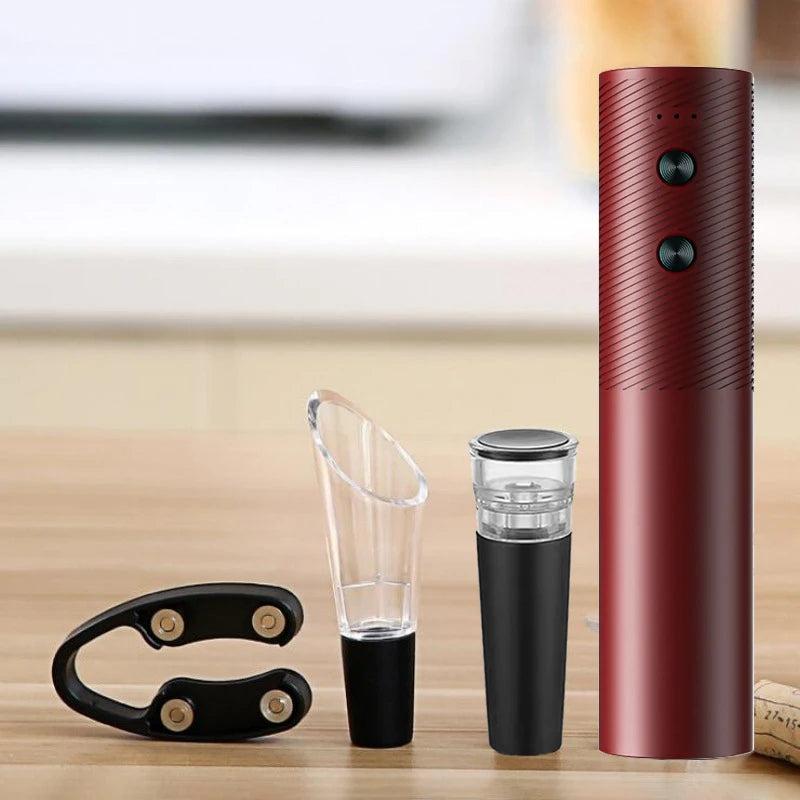 VinoEase – Rechargeable Electric Wine Opener Set