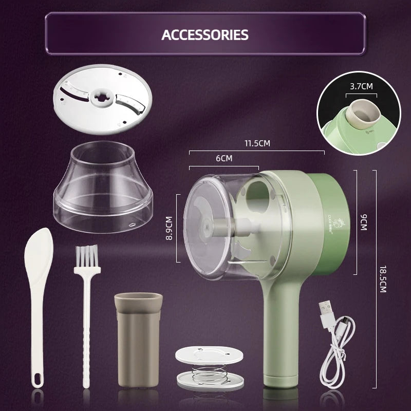 QuickSlice Mini – Portable Garlic Masher, Fruit & Veg Chopper