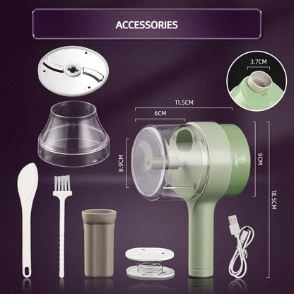 QuickSlice Mini – Portable Garlic Masher, Fruit & Veg Chopper