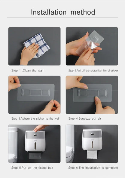 DryRoll Case – Double Layer Toilet Paper Box