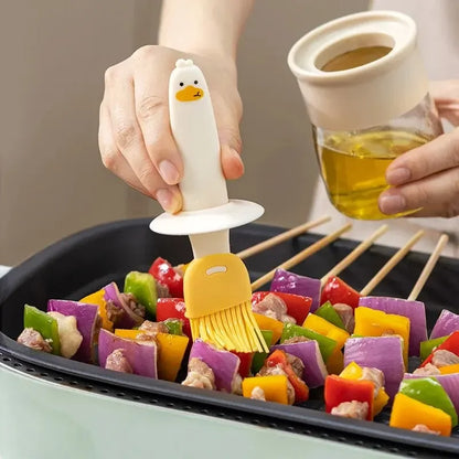 GrillEase Brush – Silicone Oil Bottle Brush for Cooking