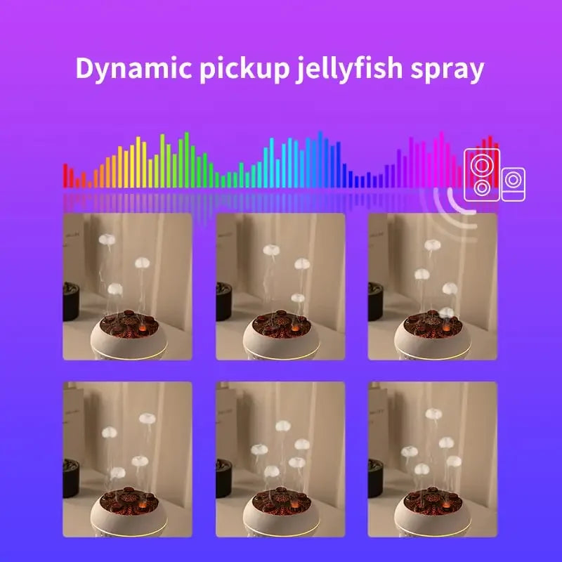 MistBloom – Jellyfish LED Bluetooth Humidifier