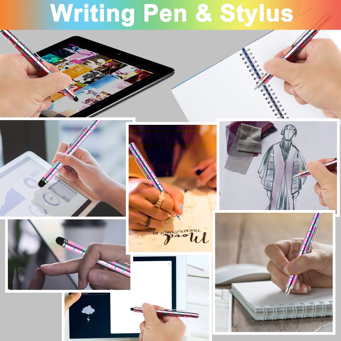 MagnoFlex Pen – Magnetic Fidget Writing Tool with Colourful Balls