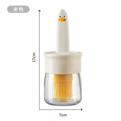 GrillEase Brush – Silicone Oil Bottle Brush for Cooking