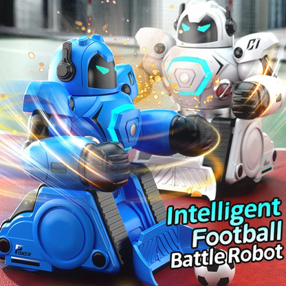 KickBox RoboChamp | Parent-Child Remote Control Football & Boxing Robot Toy