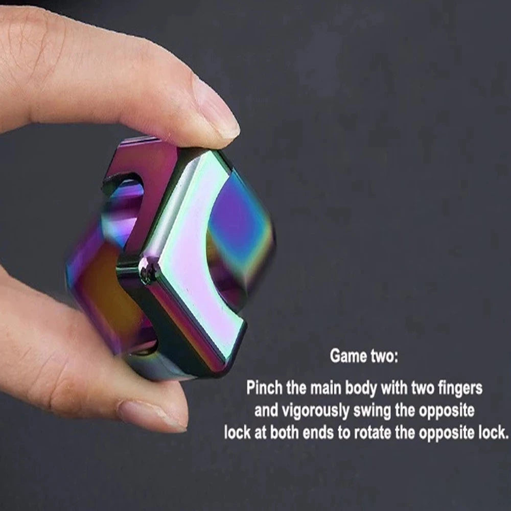 FlipTop Cube – Anti-Anxiety Spinning Dice Toy for Kids & Adults