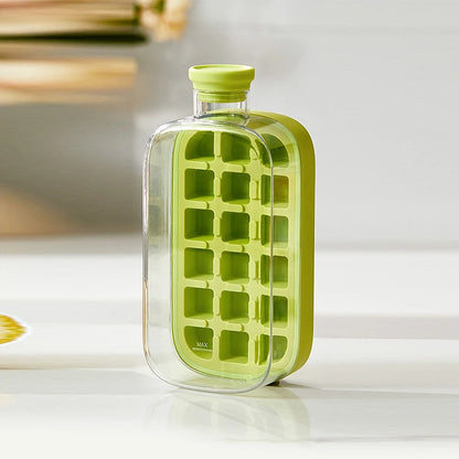 ChillMate – Covered Ice Tray with Straw & Tie