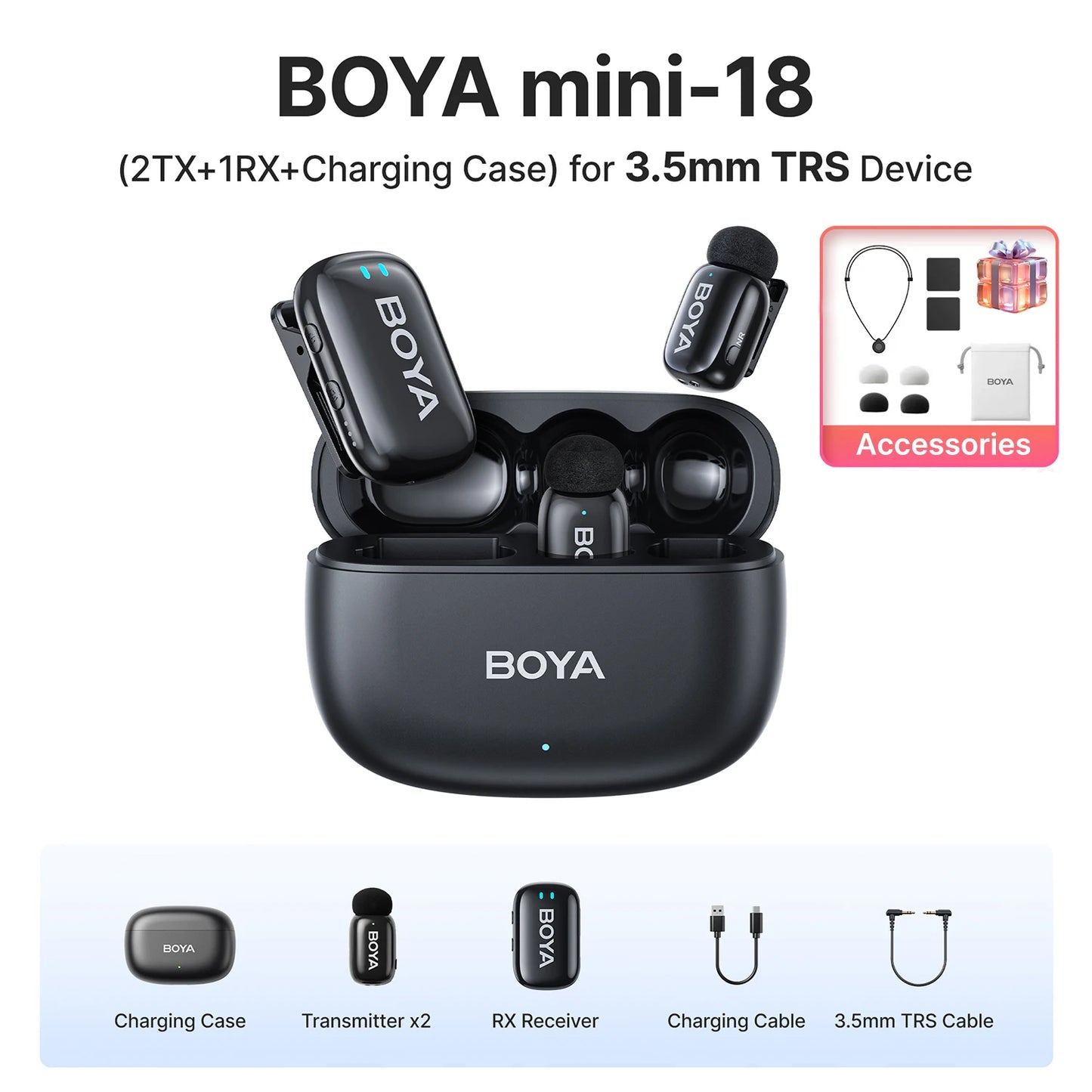 SoundSnap Mini – Wireless Mic for iPhone & Android