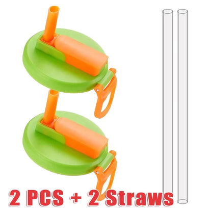 FizzSeal – Reusable Silicone Soda Can Lids with Straws