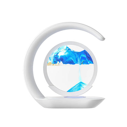 GlowSand – Wireless Charging Quicksand Desk Lamp