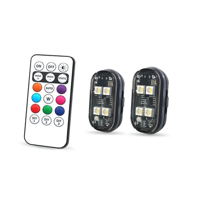 GlowPulse Drive – Wireless LED Car Atmosphere Lights