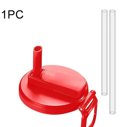 FizzSeal – Reusable Silicone Soda Can Lids with Straws