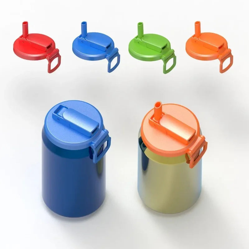 FizzSeal – Reusable Silicone Soda Can Lids with Straws