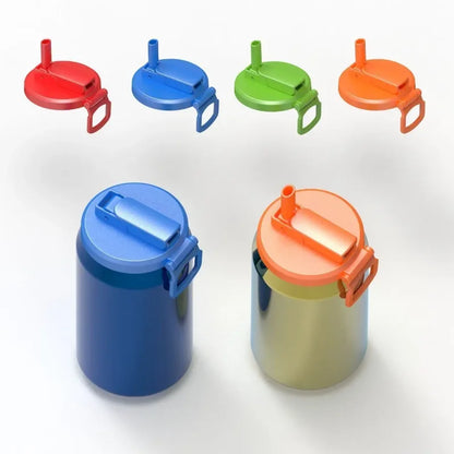 FizzSeal – Reusable Silicone Soda Can Lids with Straws