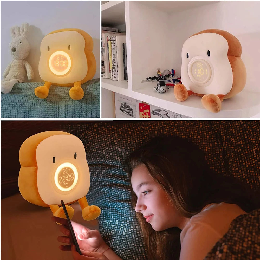 SnuggleGlow – Kids’ Dimmable Alarm Clock Lamp
