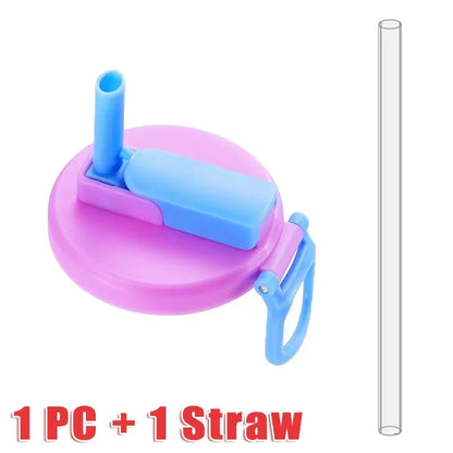 FizzSeal – Reusable Silicone Soda Can Lids with Straws