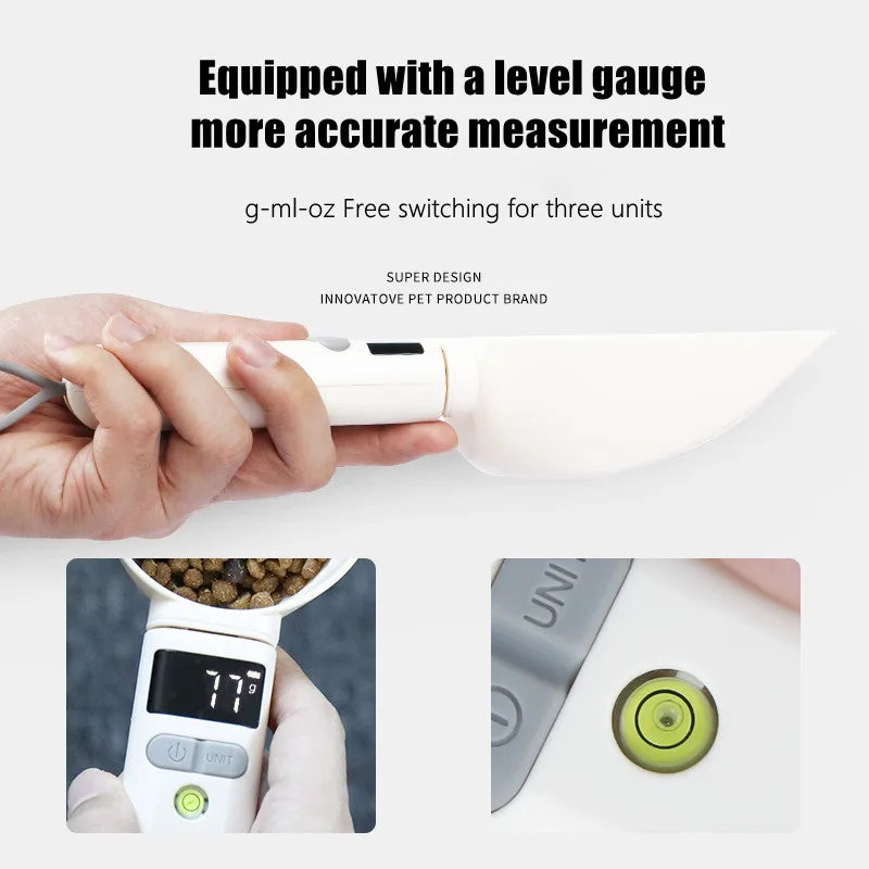 FeedMate Digital Spoon – Electronic Weighing Bowl for Pets & Cooking