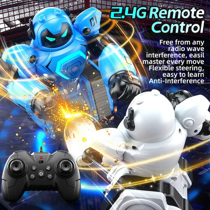 KickBox RoboChamp | Parent-Child Remote Control Football & Boxing Robot Toy