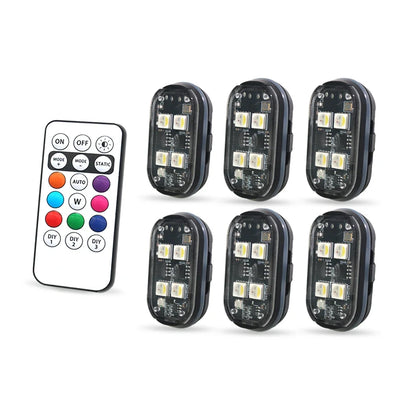 GlowPulse Drive – Wireless LED Car Atmosphere Lights