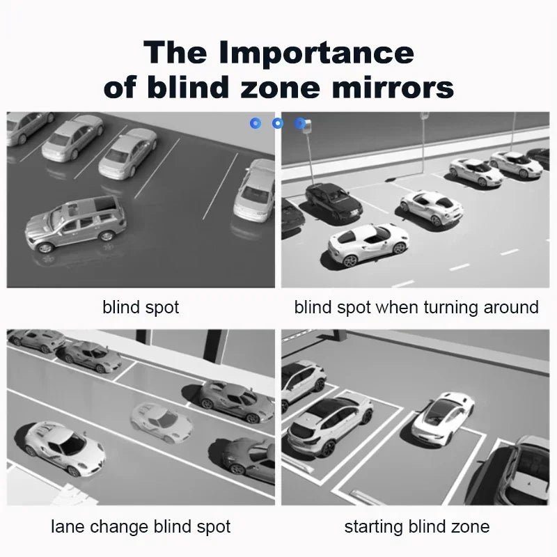 VisionEdge Flex – 360° Adjustable Blind Spot Mirrors