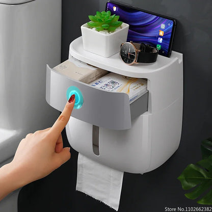 DryRoll Case – Double Layer Toilet Paper Box