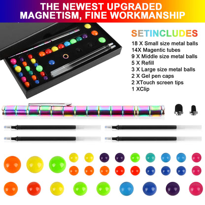 StressRelief Magnet Pen – Multifunctional Decompression Writing Pen