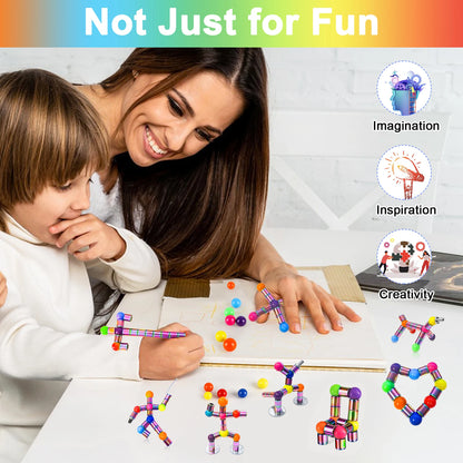 MagnoFlex Pen – Magnetic Fidget Writing Tool with Colourful Balls