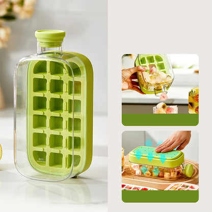 ChillMate – Covered Ice Tray with Straw & Tie
