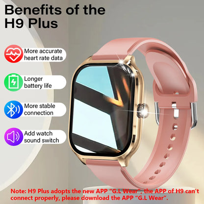 TimeCore H9 – Smartwatch with Call & Fitness Features
