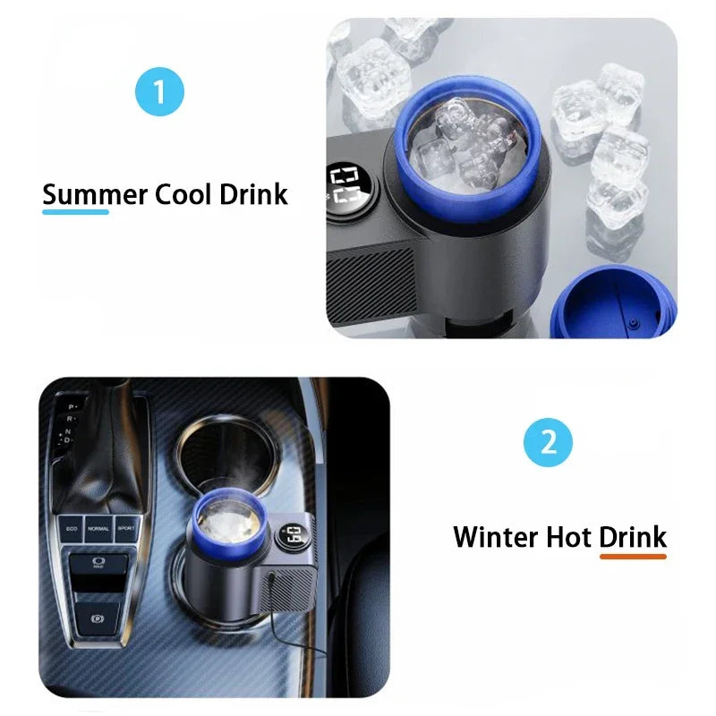 ChillHeat Car Mug – Electric Warmer & Cooler Travel Cup