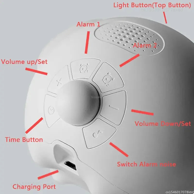 SmileyWake – Kids’ Smart Alarm Clock with Voice Control
