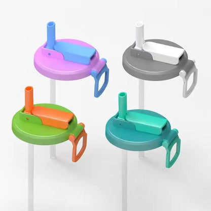 FizzSeal – Reusable Silicone Soda Can Lids with Straws