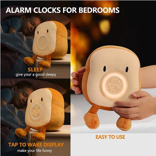 SnuggleGlow – Kids’ Dimmable Alarm Clock Lamp