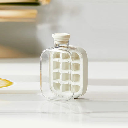 ChillMate – Covered Ice Tray with Straw & Tie
