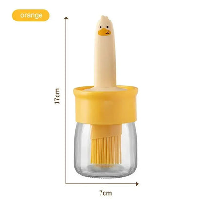 GrillEase Brush – Silicone Oil Bottle Brush for Cooking